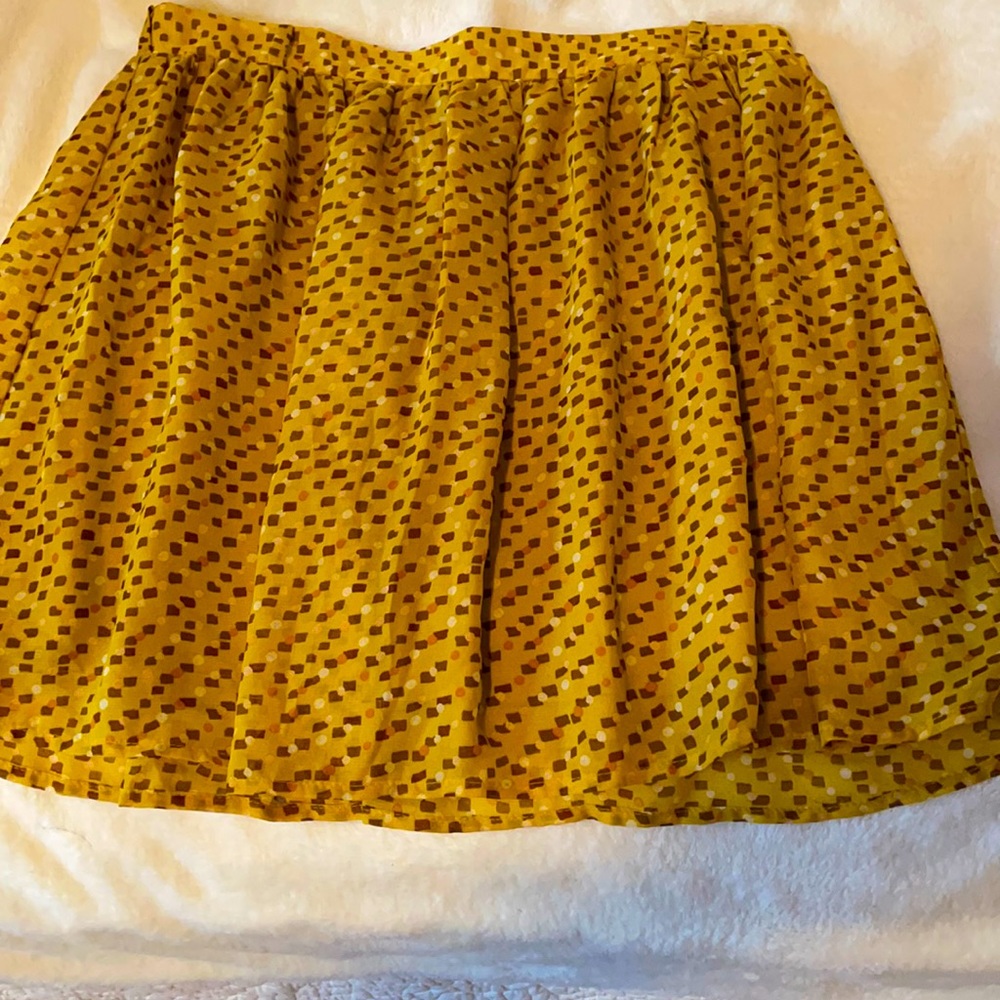 Size large sheer mini with cotton lining